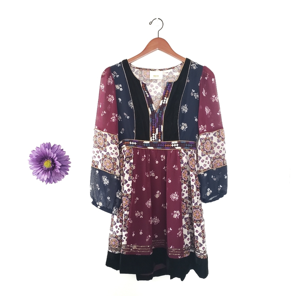 Anthropologie Maeve Quartier Latin Dress Size S